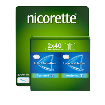 Nicorette® freshmint 2 mg Lutschtabletten, gepresst