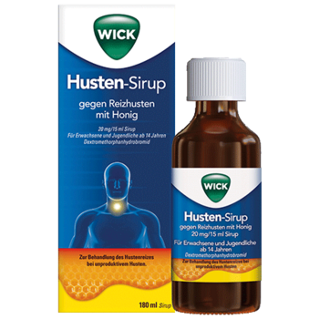 WICK Husten-Sirup gegen Reizhusten mit Honig