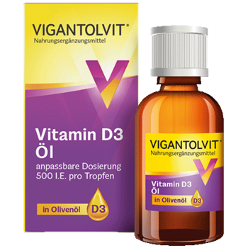 Vigantolvit Vitamin D3 Öl 500 I.E.