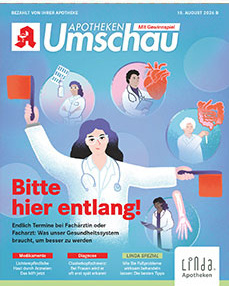 Titelseite der Apotheken Umschau B im August 2026