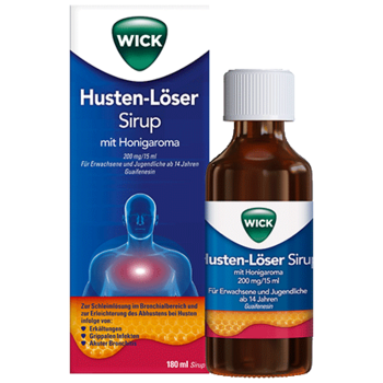 WICK Husten-Löser Sirup mit Honigaroma