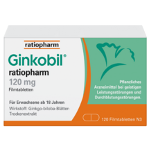 Ginkobil ratiopharm 120 mg Filmtabletten