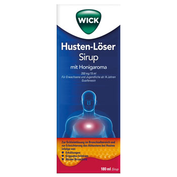 WICK Hustenlöser-Sirup mit Honigaroma