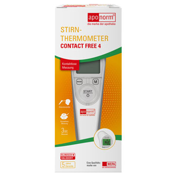 aponorm Infrarot-Stirnthermometer Cobtact Free 4